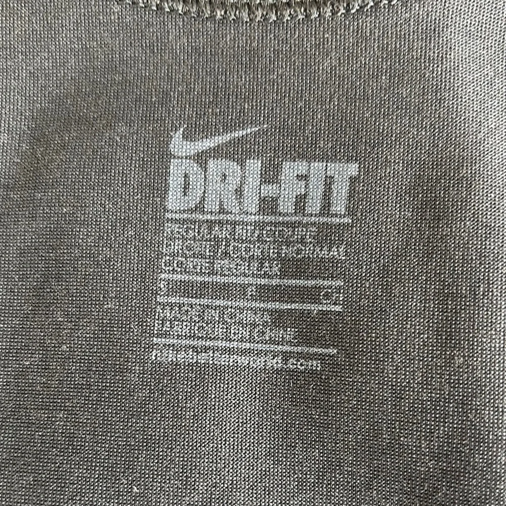 Nike Black Fitted Racer Back Tank Top